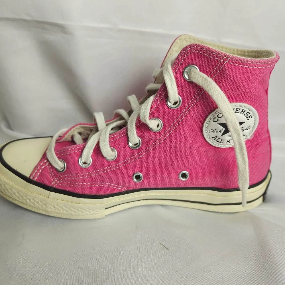 Converse Chuck 70 High Top Lucky Pink Sneakers Mens 4 Womens 6 EU 36.5 - Picture 9 of 11